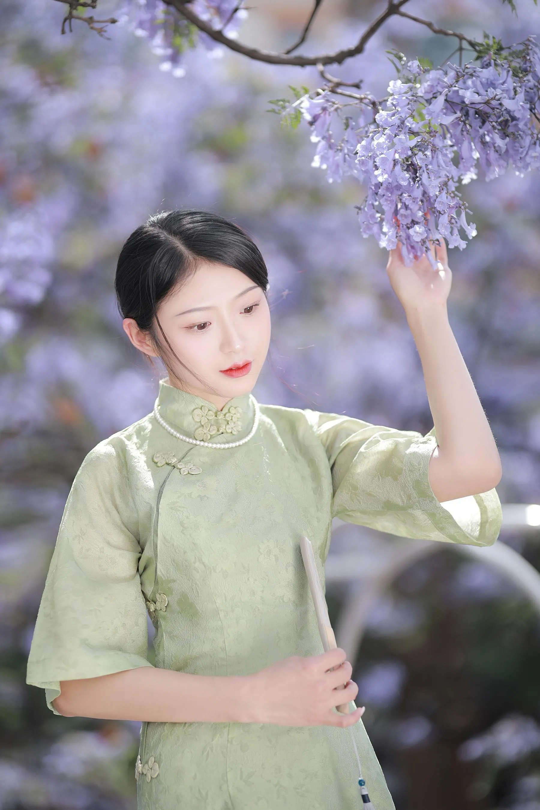 [艺图语] 2022.06.20 蓝花楹 nya酱的铃铛铛 [24P]插图7